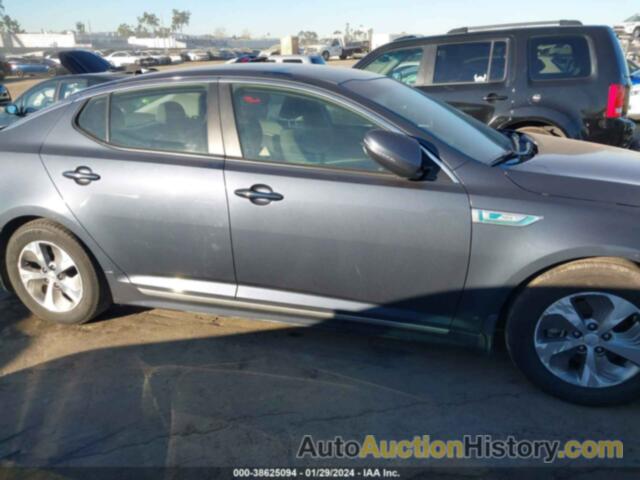 KIA OPTIMA HYBRID LX, KNAGM4ADXE5065814