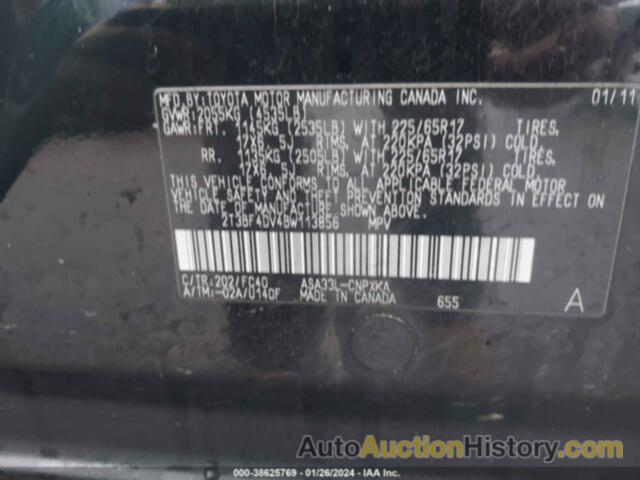 TOYOTA RAV4, 2T3BF4DV4BW113856