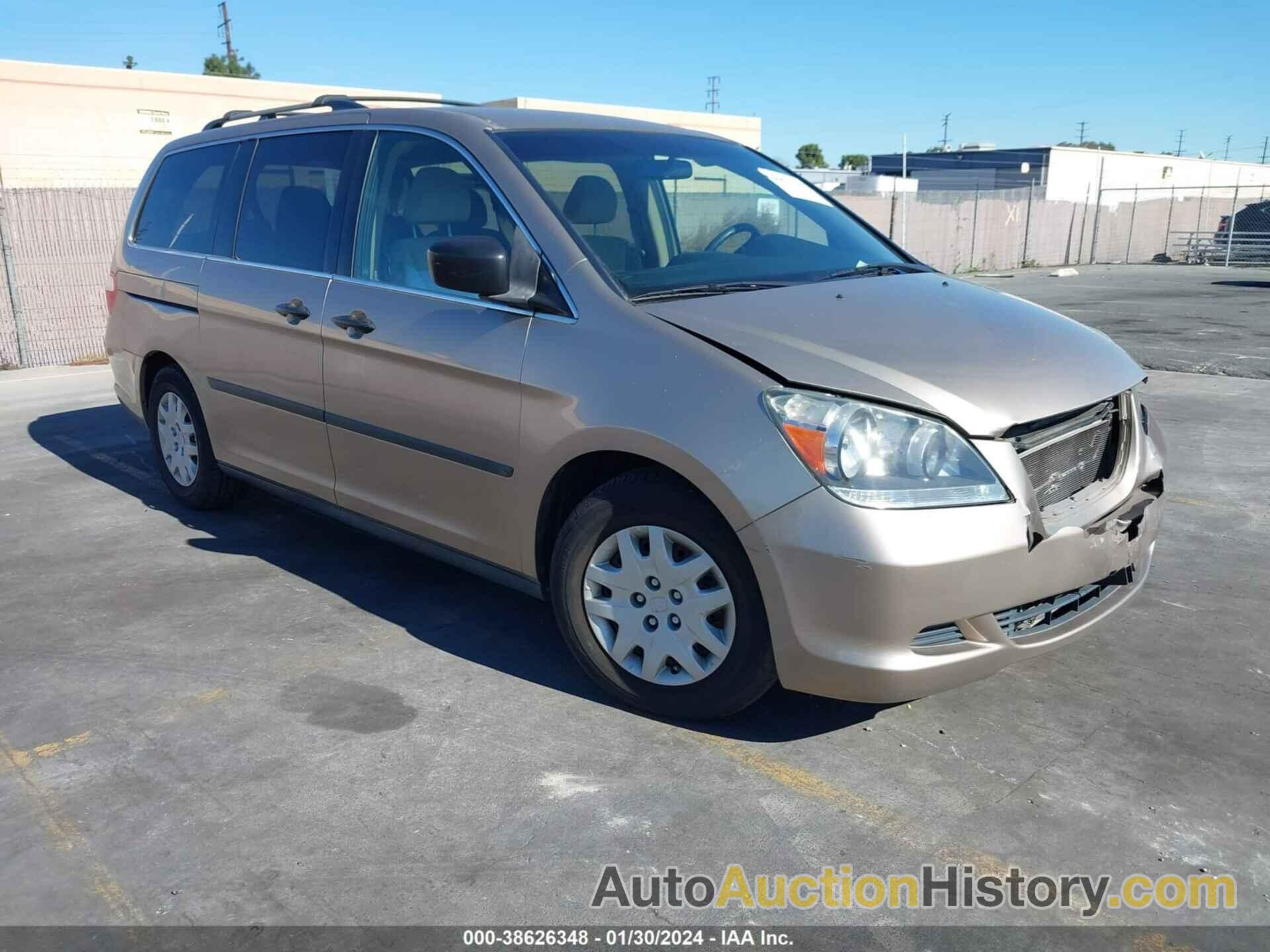 HONDA ODYSSEY LX, 5FNRL38277B047320