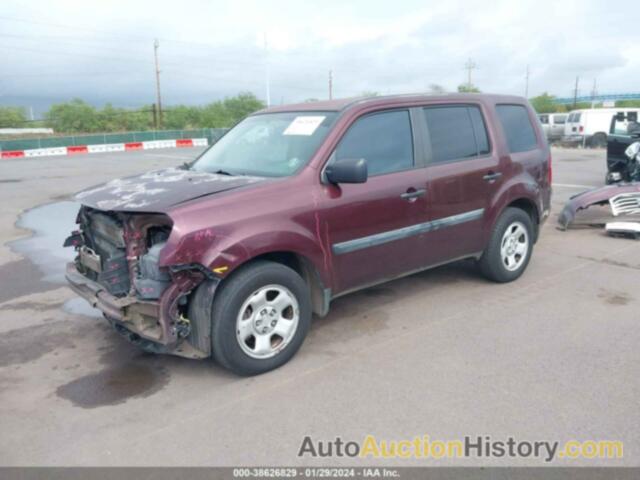 HONDA PILOT LX, 5FNYF4H21FB015762