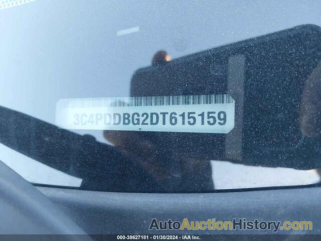 DODGE JOURNEY SXT, 3C4PDDBG2DT615159