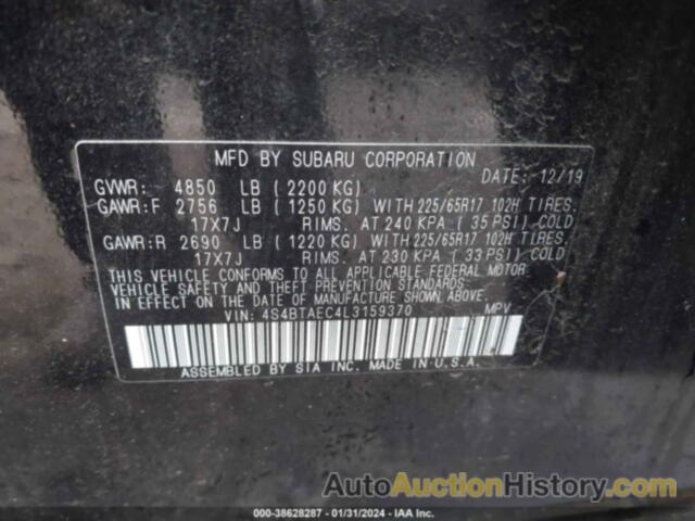 SUBARU OUTBACK PREMIUM, 4S4BTAEC4L3159370