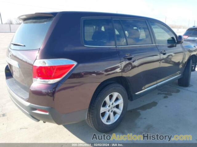 TOYOTA HIGHLANDER, 5TDZA3EHXDS035586