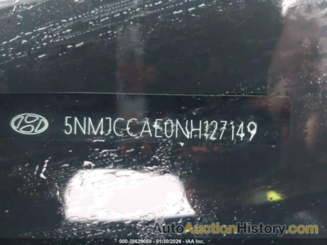 HYUNDAI TUCSON SEL, 5NMJCCAE0NH127149