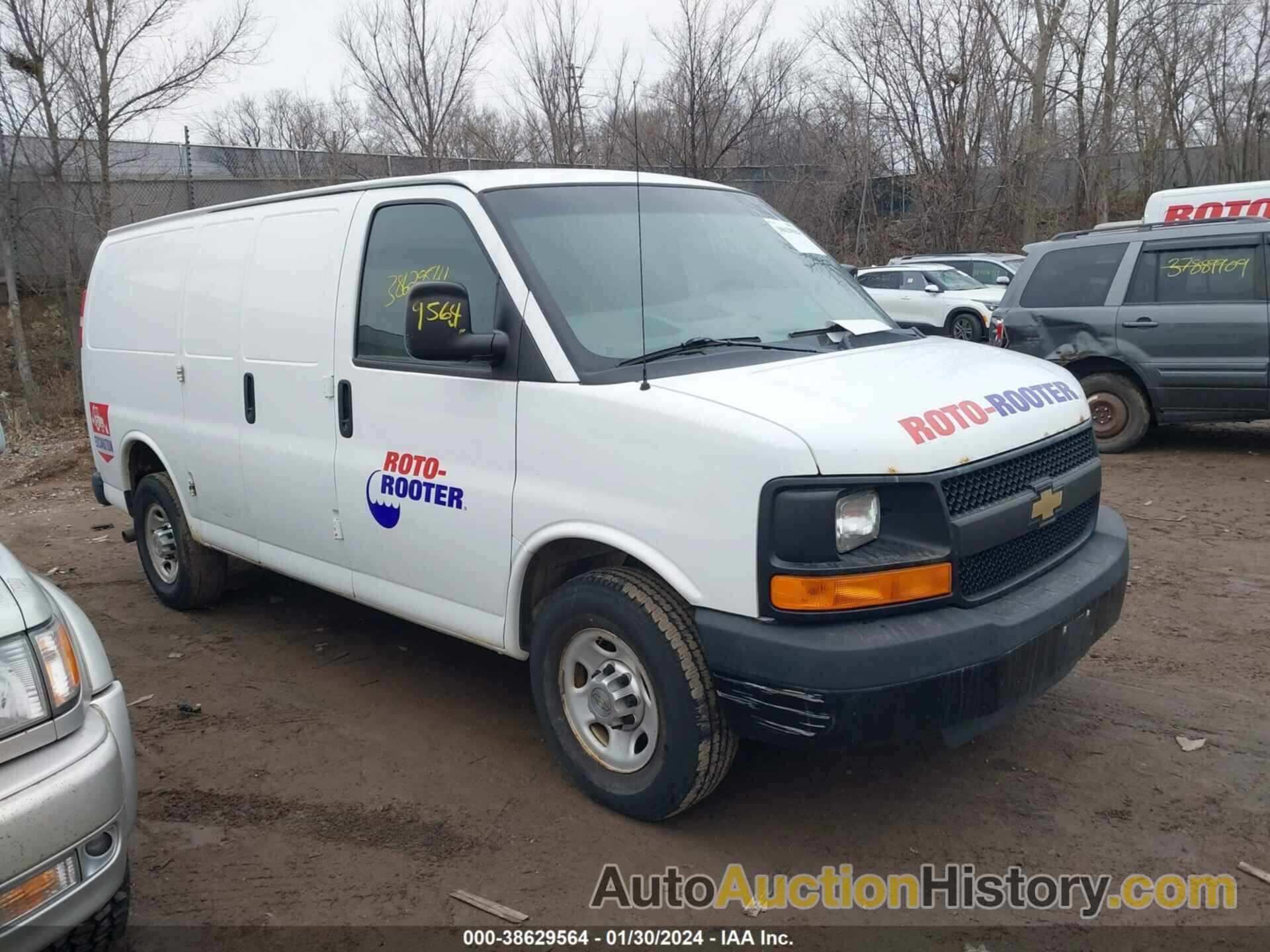 CHEVROLET EXPRESS 2500 WORK VAN, 1GCWGFCG5D1113850