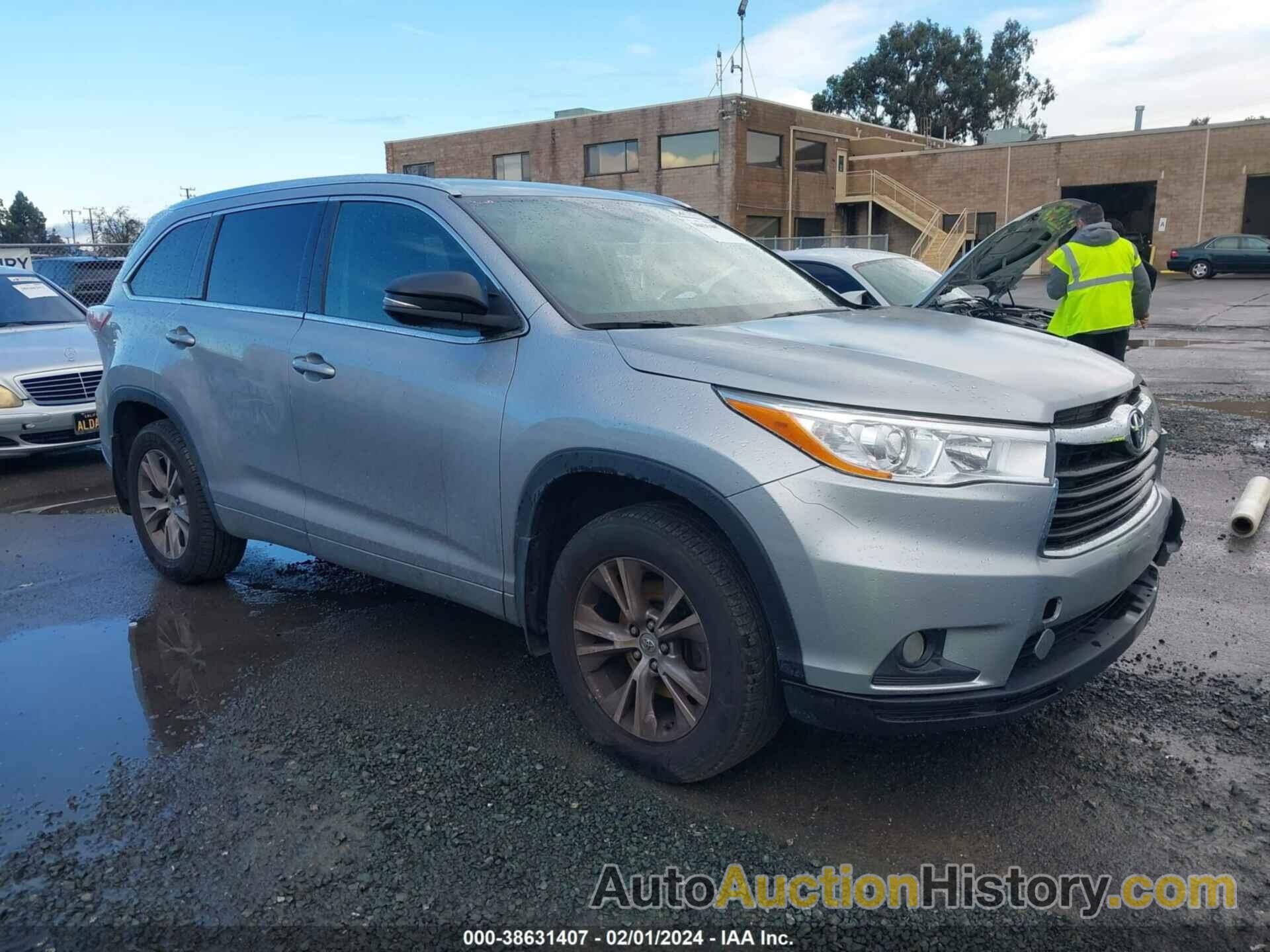 TOYOTA HIGHLANDER XLE V6, 5TDJKRFH8ES014149