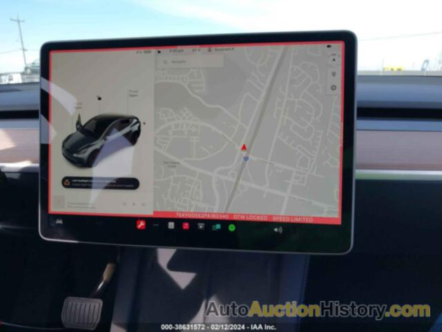 TESLA MODEL Y AWD/LONG RANGE DUAL MOTOR ALL-WHEEL DRIVE, 7SAYGDEE2PA160340