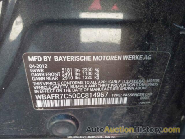 BMW 535 I, WBAFR7C50CC814987