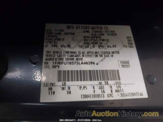 FORD EXPEDITION EDDIE BAUER/KING RANCH, 1FMFU18575LA46396