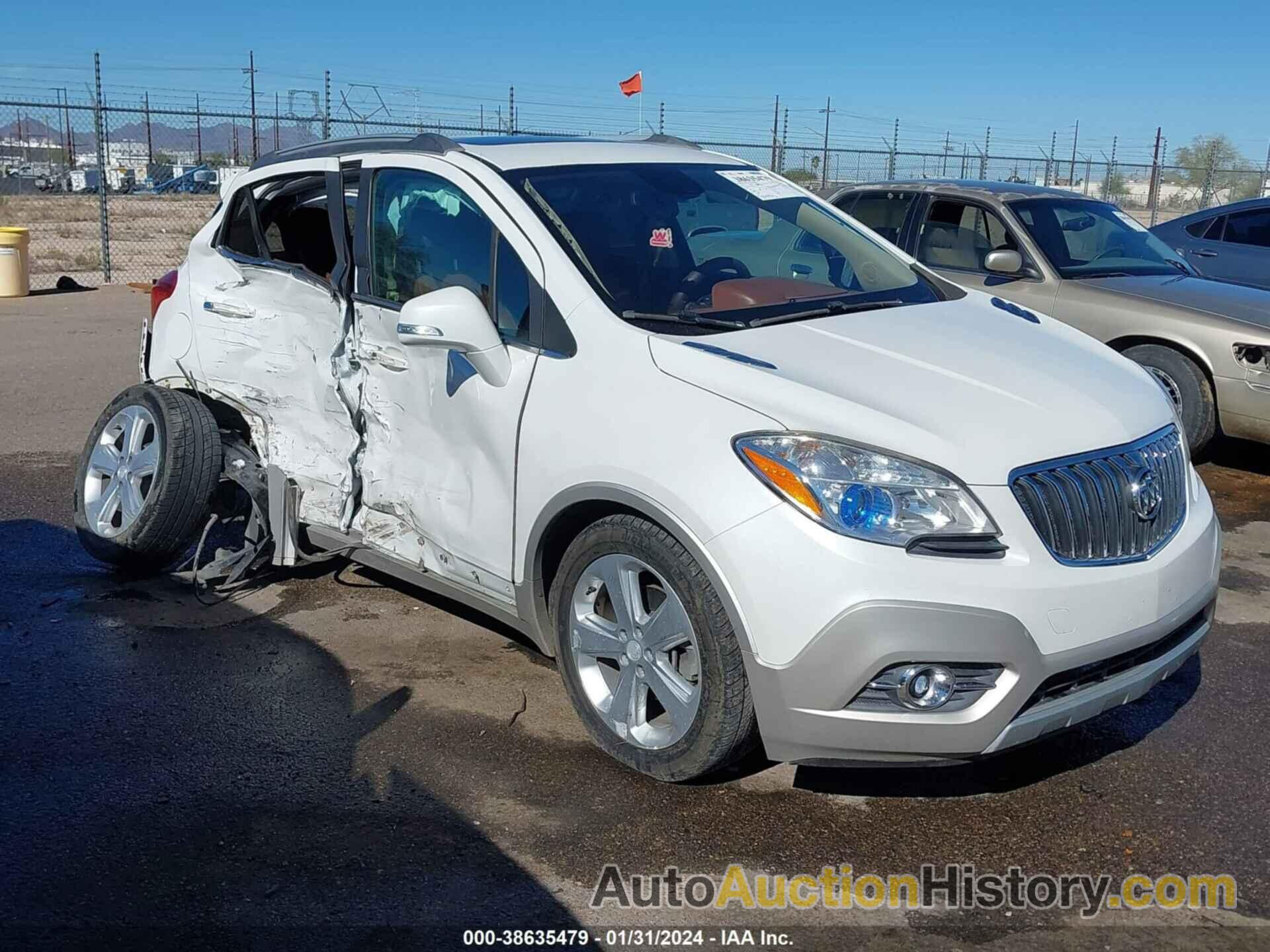 BUICK ENCORE LEATHER, KL4CJCSB5FB222423