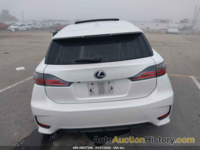 LEXUS CT 200H, JTHKD5BHXH2279873