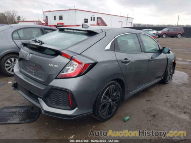 HONDA CIVIC HATCHBACK EX, SHHFK7H51JU400809