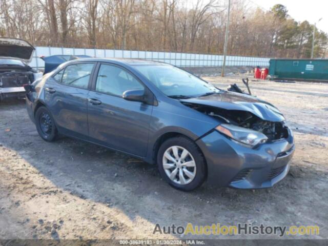 TOYOTA COROLLA LE, 2T1BURHE3FC358273