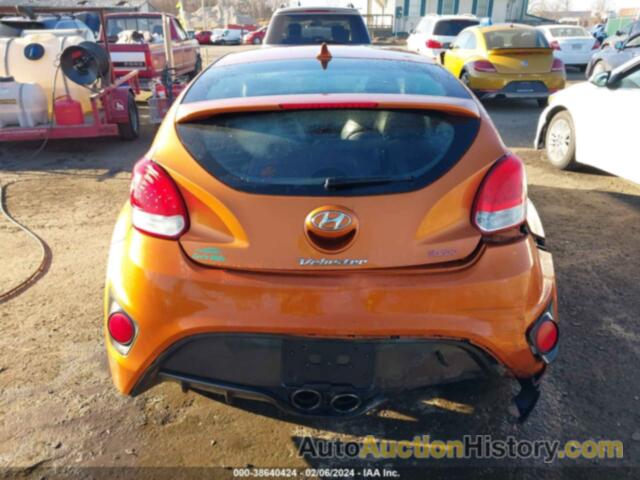 HYUNDAI VELOSTER TURBO W/BLACK, KMHTC6AE6DU136080