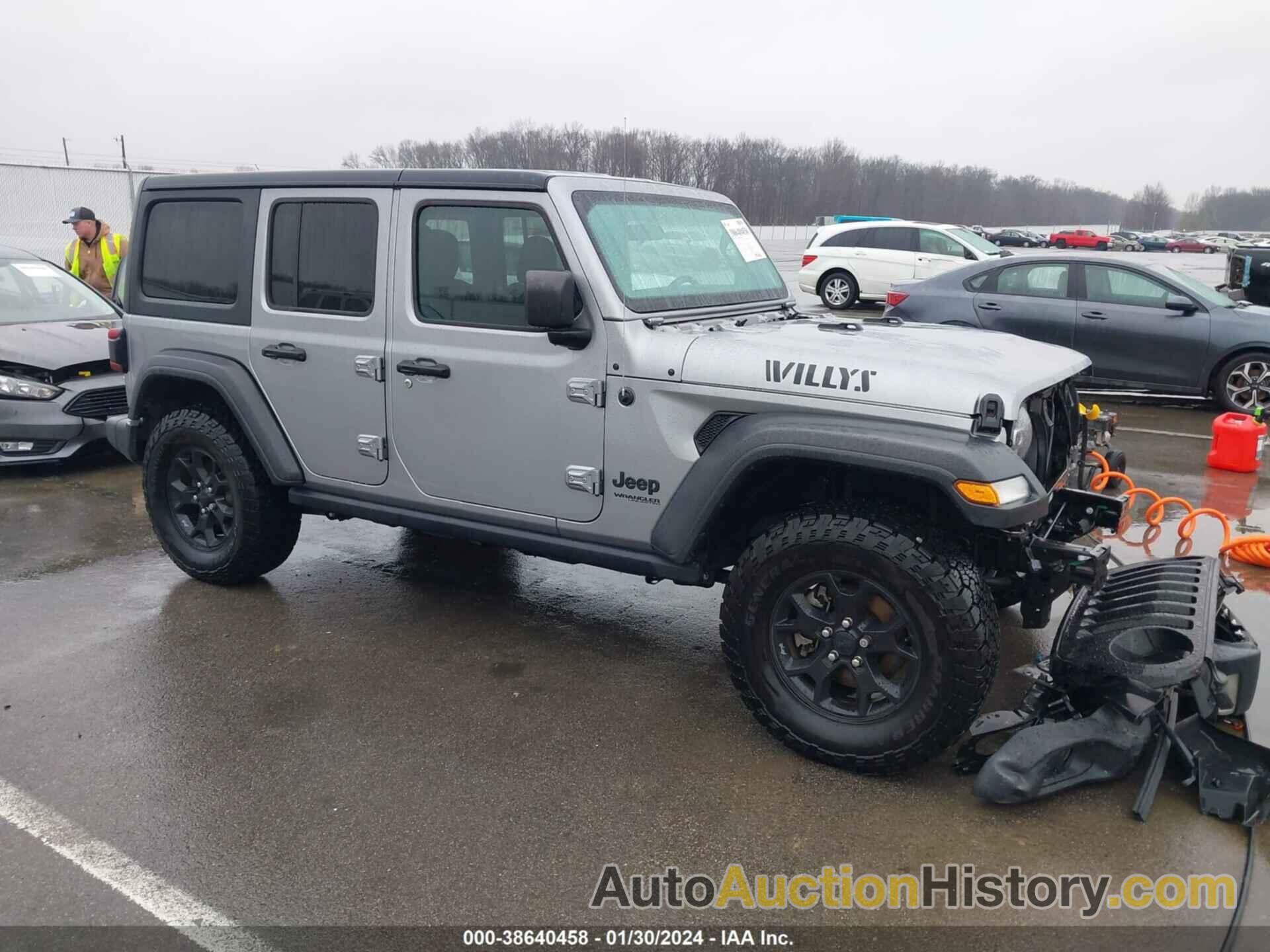 JEEP WRANGLER UNLIMITED WILLYS 4X4, 1C4HJXDGXLW173784