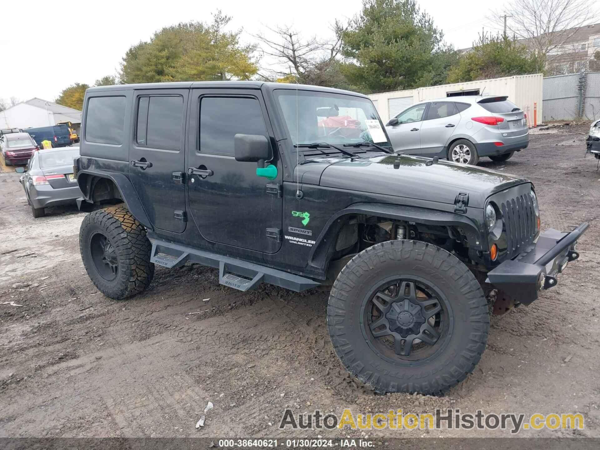 JEEP WRANGLER UNLIMITED SPORT, 1J4BA3H17BL553227