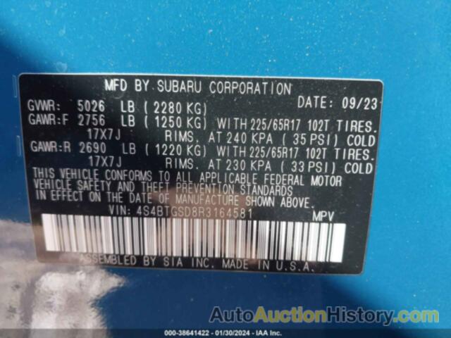 SUBARU OUTBACK WILDERNESS, 4S4BTGSD8R3164581