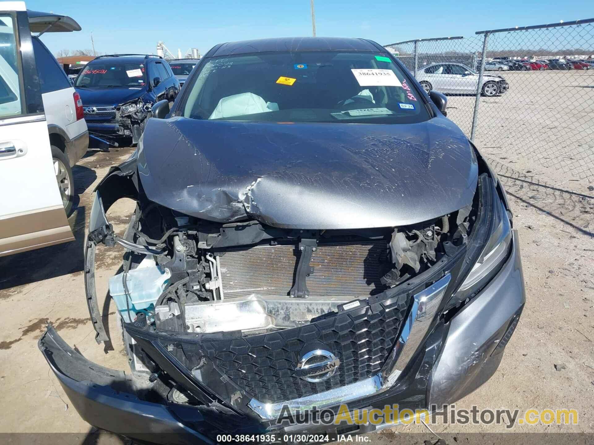 NISSAN MURANO S, 5N1AZ2MJ4KN107496