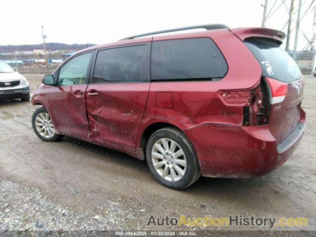 TOYOTA SIENNA XLE 7 PASSENGER, 5TDDK3DCXDS054295