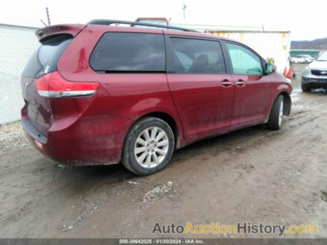 TOYOTA SIENNA XLE 7 PASSENGER, 5TDDK3DCXDS054295