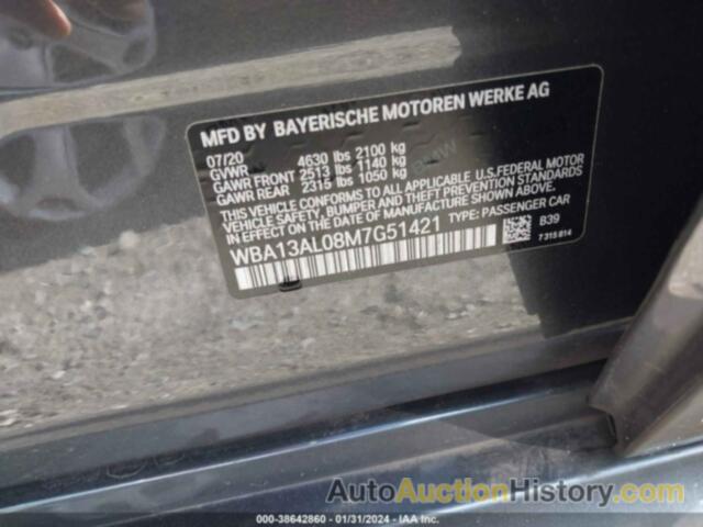 BMW M235I GRAN COUPE XDRIVE, WBA13AL08M7G51421