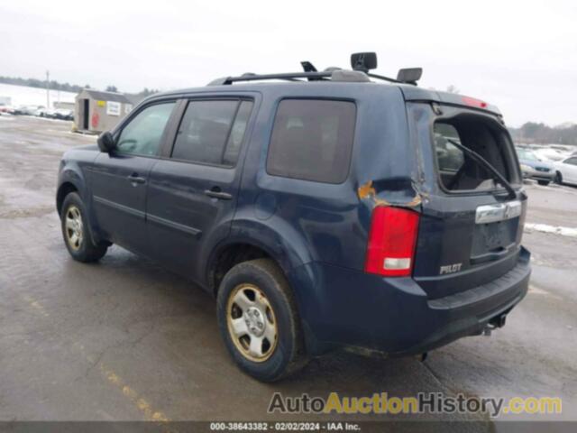 HONDA PILOT LX, 5FNYF4H22CB079997