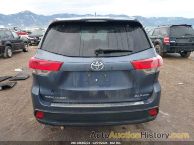 TOYOTA HIGHLANDER XLE, 5TDJZRFH2HS459180