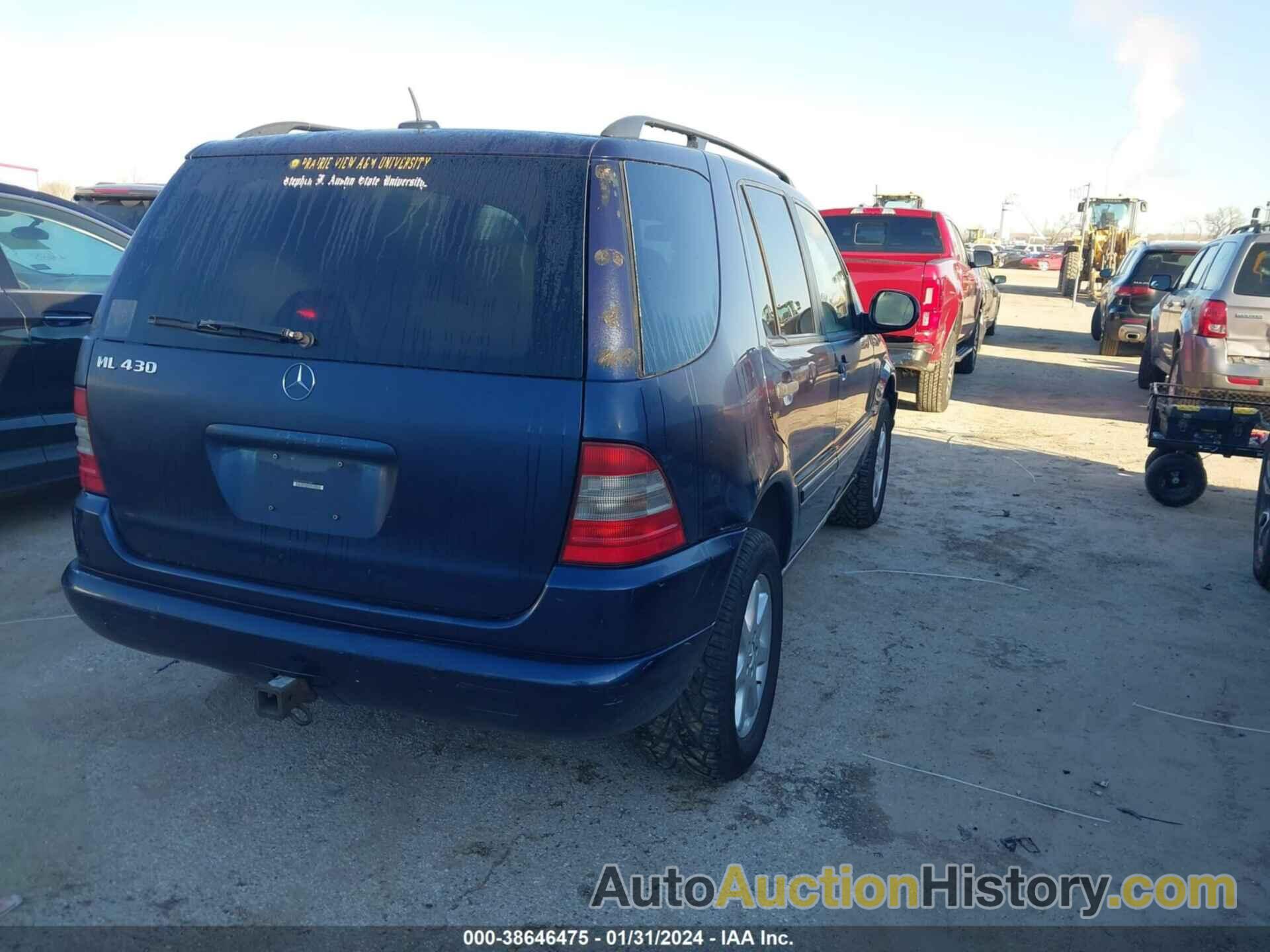 MERCEDES-BENZ ML 430, 4JGAB72E91A227839