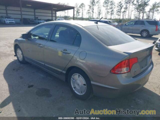 HONDA CIVIC HYBRID, JHMFA36228S020864