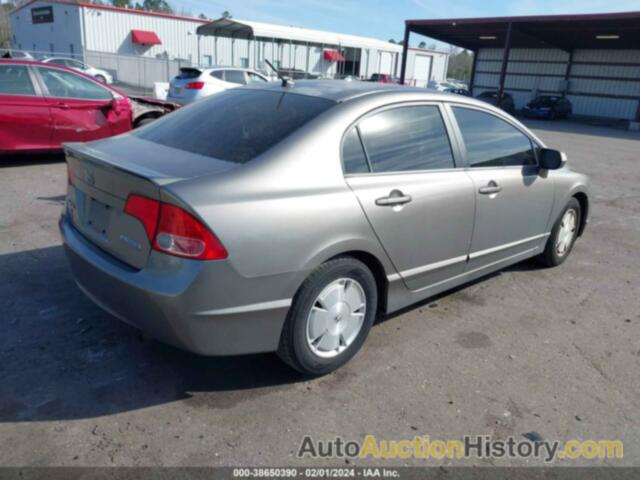 HONDA CIVIC HYBRID, JHMFA36228S020864