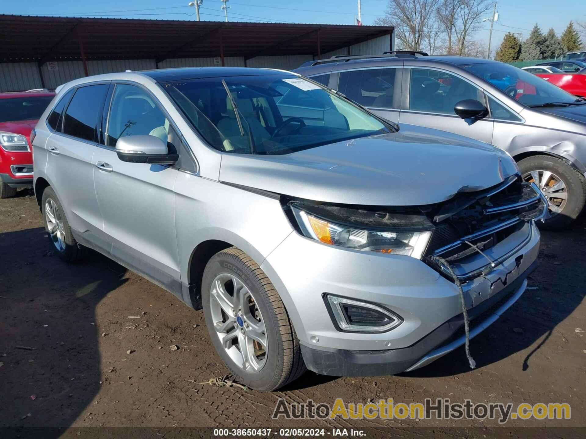 FORD EDGE TITANIUM, 2FMPK4K87FBC16854