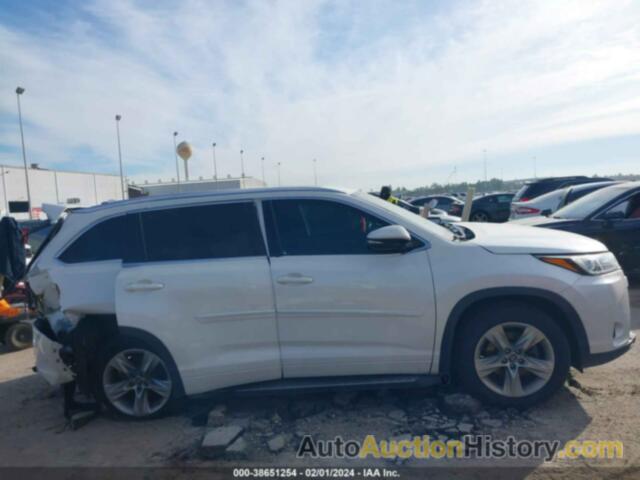 TOYOTA HIGHLANDER LIMITED, 5TDYZRFH6HS191233