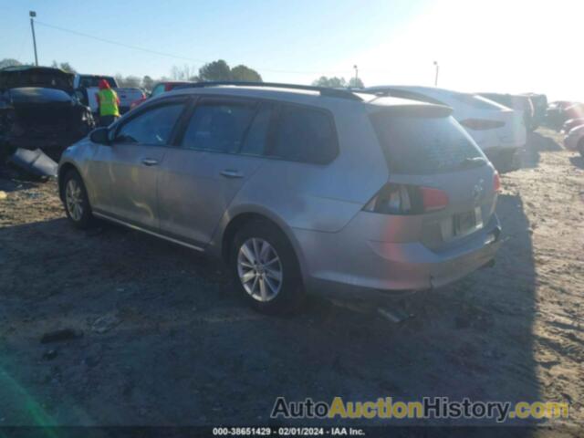 VOLKSWAGEN GOLF SPORTWAGEN TSI S 4-DOOR, 3VWC17AU3GM503014