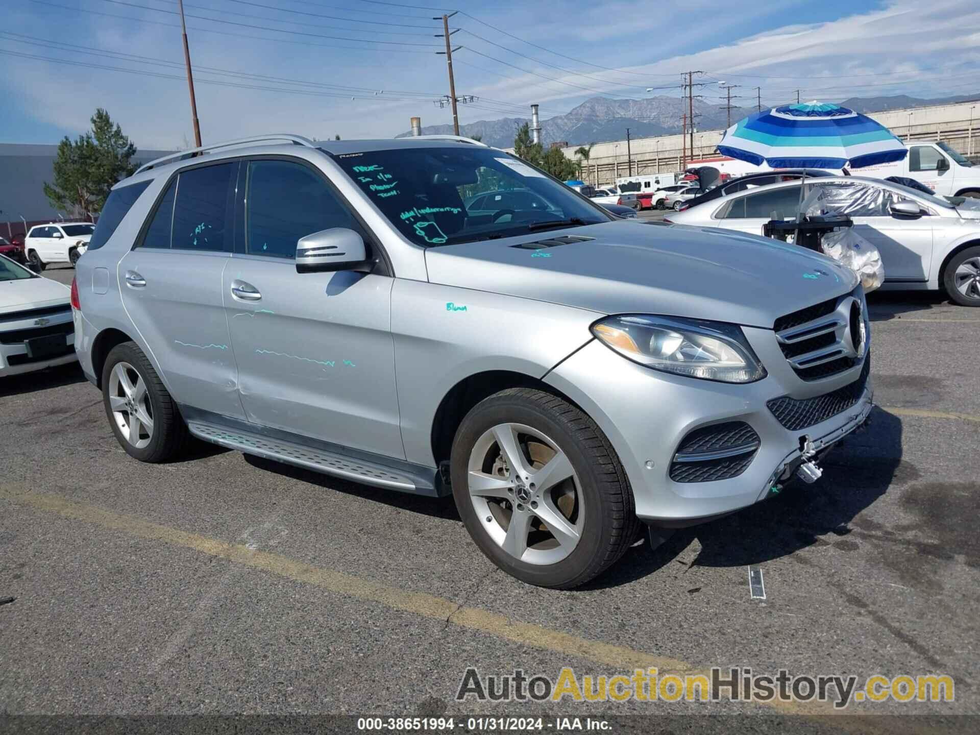 MERCEDES-BENZ GLE 350, 4JGDA5JB4JB202739