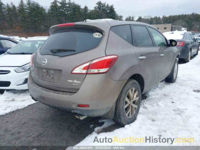 NISSAN MURANO S, JN8AZ1MW6CW227536