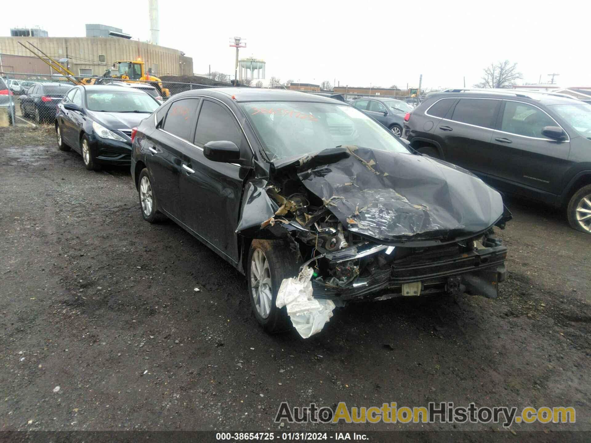 NISSAN SENTRA SV, 3N1AB7AP3KL610499