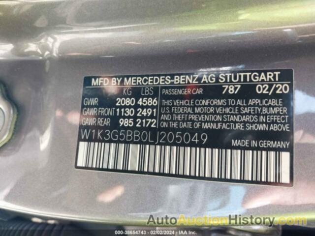 MERCEDES-BENZ AMG A 35 4MATIC, W1K3G5BB0LJ205049