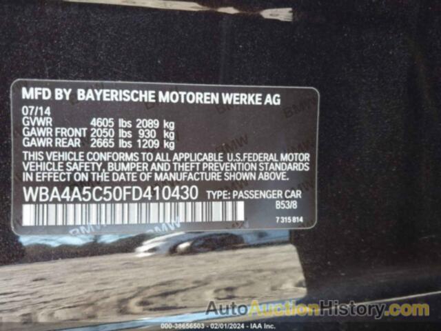 BMW 428 GRAN COUPE, WBA4A5C50FD410430