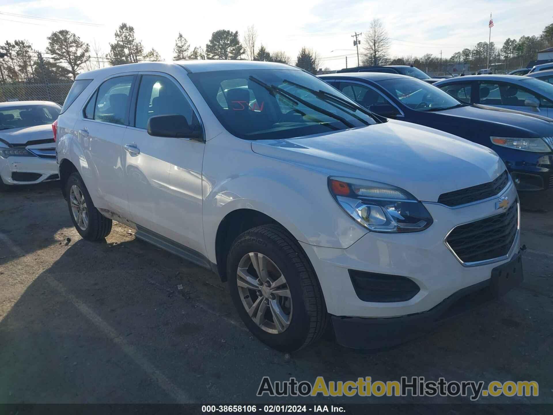 CHEVROLET EQUINOX LS, 2GNALBEK4G6260069