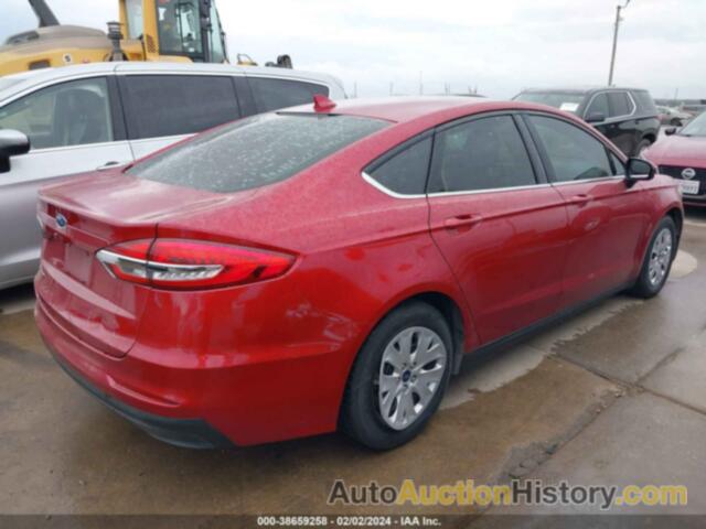 FORD FUSION S, 3FA6P0G72LR200896