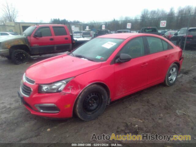 CHEVROLET CRUZE LS AUTO, 1G1PA5SG6F7177891