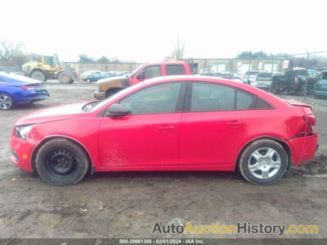 CHEVROLET CRUZE LS AUTO, 1G1PA5SG6F7177891