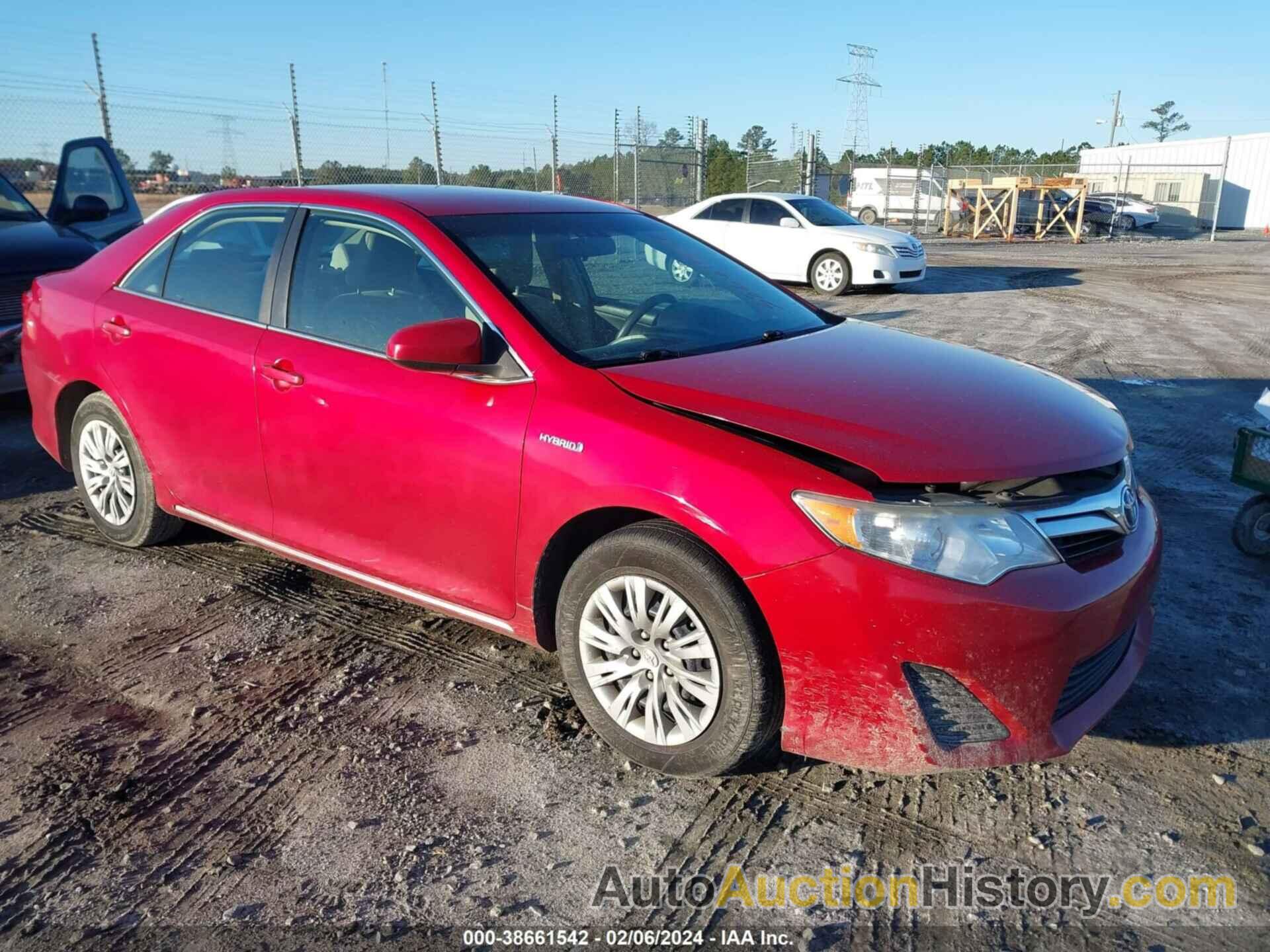 TOYOTA CAMRY HYBRID LE, 4T1BD1FK4EU101162