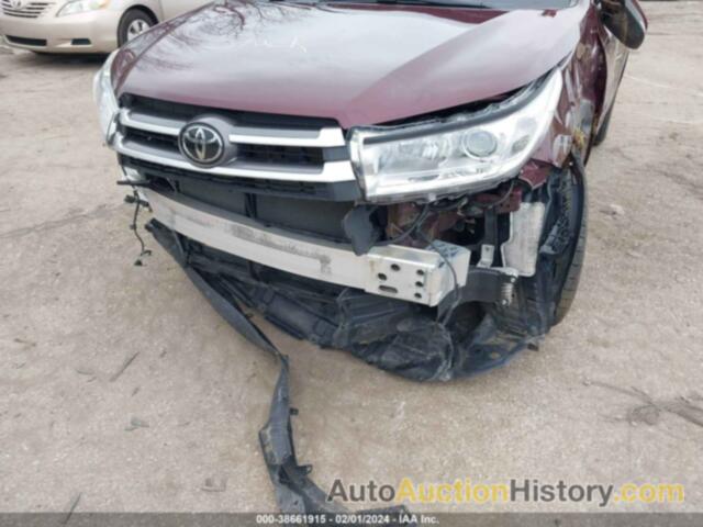 TOYOTA HIGHLANDER XLE, 5TDJZRFH9JS899984