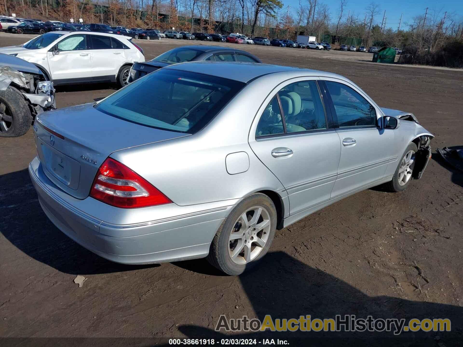 MERCEDES-BENZ C 280 LUXURY 4MATIC, WDBRF92H27F928542