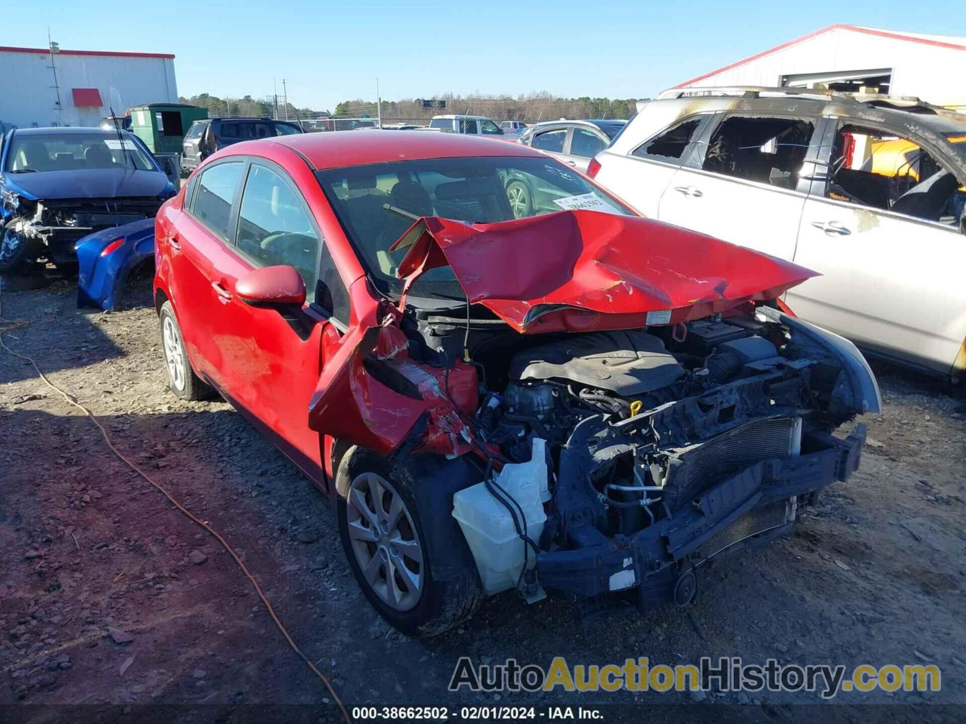 KIA RIO LX, KNADM4A35E6324858