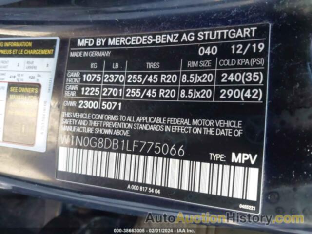 MERCEDES-BENZ GLC 300, W1N0G8DB1LF775066