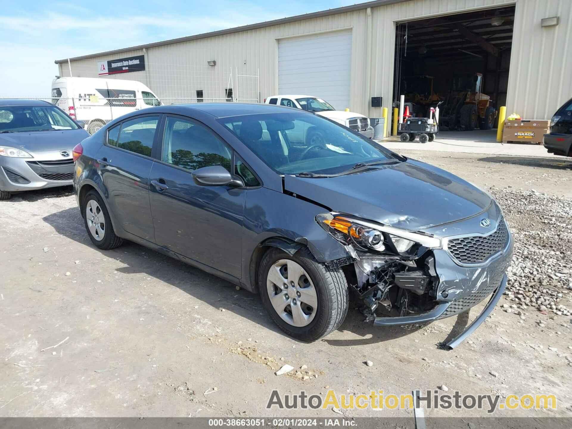 KIA FORTE LX, KNAFK4A65G5570021