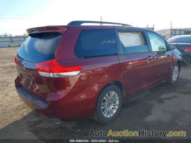 TOYOTA SIENNA XLE V6 8 PASSENGER, 5TDYK3DC1ES520019