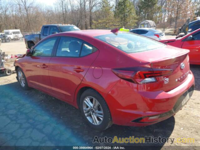 HYUNDAI ELANTRA SEL, 5NPD84LF8KH422511